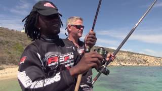 Fishing Around Langebaan  Western Cape  Taking Bonging fishing  ASFN Rock amp Surf [upl. by Ahsekal]