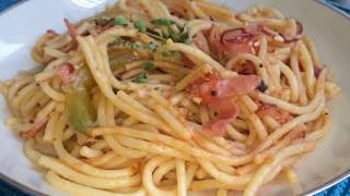 Haitian Spaghetti with Jerk Turkey amp Ham [upl. by Cupo]