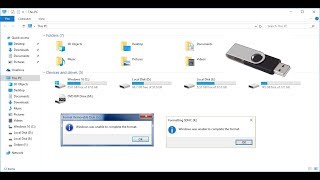 How to fix Windows was unable to complete the format Pen DriveSD Card Hindi [upl. by Lanette506]