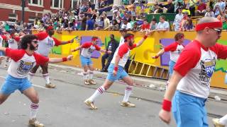 610 Stompers at Thoth Parade  Mardi Gras 2014 [upl. by Aggri299]