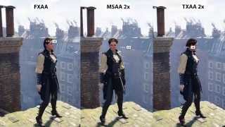 Assassins Creed Syndicate AntiAliasing Comparison PC 1080p [upl. by Lisa]