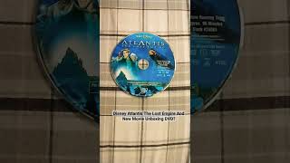 Disney Atlantis The Lost Empire And New Movie Unboxing DVD 💿 [upl. by Ojybbob]