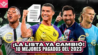 Los 10 Futbolistas MEJOR PAGADOS del 2023  La Lista YA CAMBIO en este Mercado de Fichajes [upl. by Ihtak]