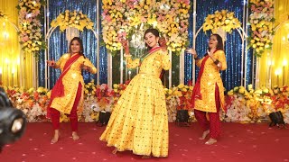 Holud Dance Performance।।Nishi amp Rifat।। Bridal Harmony।। [upl. by Ahsiruam916]