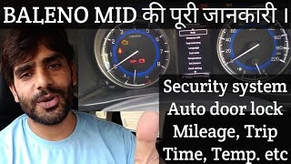 Baleno Multi Information Display  Instrumental cluster Fully Explained  Hindi   Techvichar [upl. by Taima]