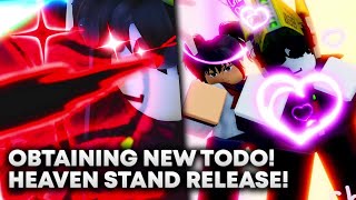 Obtaining NEW TODO REWORK in HEAVEN STAND RELEASE [upl. by Eed]