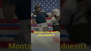 Montana Love destroys another sparring partner 😳 [upl. by Tawsha]