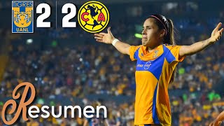 TIGRES 22 AMÉRICA Semifinal vuelta  Las AMAZONAS van por otro título [upl. by Lemieux]