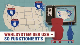 Wahlsystem der USA  so funktionierts  FUN FACTS USA 2 [upl. by Camila2]