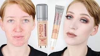 Rimmel Lasting Finish 25H Breathable Foundation amp Concealer Wear Test amp Review [upl. by Aliahs217]