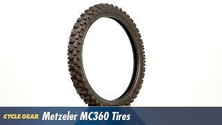 Metzeler MC360 Tires at CycleGearcom [upl. by Yarehs]