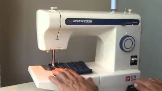 Sewing machine Швейная машина Lewenstein Amazone 10 Jaguar test джинс кожа [upl. by Aisyla42]