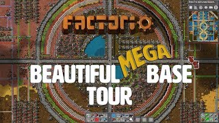 FACTORIO  Beautiful Mega Base Tour [upl. by Uah]