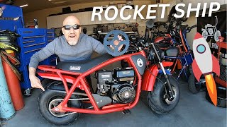 Coleman B200 Mini bike gets faster with one mod [upl. by Yolande209]