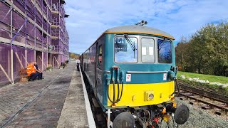 Oswestry Hertiage Railway Cab ride in the Class 73with Clive the driver Oswestry to Western wharf [upl. by Oiraved]