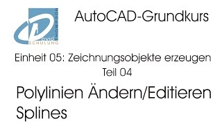 AutoCADGrundkurs  Einheit 05 Zeichnungsobjekte erzeugen  Teil 04 [upl. by Vito691]