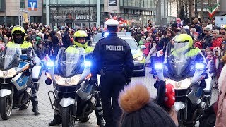 Rosenmontagszug Hagen 2018  Karnevalszug durch die City [upl. by Gredel144]