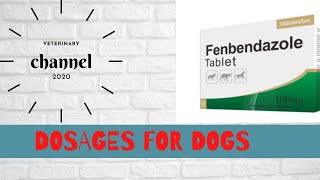 What Are The Fenbendazole Dosages For Dogs  Panacur C Canine Dose  Safeguard Dog Dewormer [upl. by Pearl]