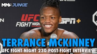 Terrance McKinney Calls Out Chris Duncan After 20Second TKO  UFC Fight Night 230 [upl. by Islean]