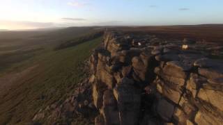 Stanage Edge Unbelievable Epic 4k Drone Footage [upl. by Aikel929]