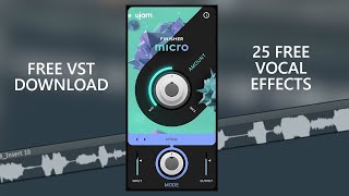 Add 25 Different Vocal Effects to your Vocals 🎤  Free VST Plugin Ujam Micro Finisher Download [upl. by Goss]