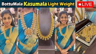 Bottumala Kasumala In Light weight  Suhas Jewellers slsj khammam brideessentials kasumala [upl. by Neysa]