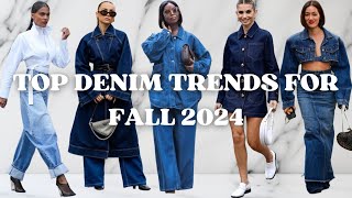 Top Denim Trends for Fall 2024 From Tailored to Baggy  MustHave Styles [upl. by Stillas]