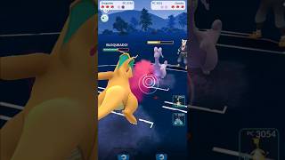 Dragonite VS Goodra pokemon pokemongo pvppokemon [upl. by Cressida]