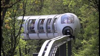 Die Einschienenbahn Monorail auf der Internationalen Gartenschau igs [upl. by Batista]