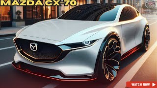 Just REVEALED 2025 Mazda CX70 Mid Size SUV  FIRST LOOK [upl. by Rese351]