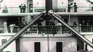 Titanic departure real video 1912 [upl. by Ecyned403]