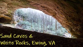 Sand Caves and White Rocks Hike Highlights Ewing VA [upl. by Aknaib]