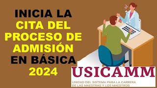 Soy Docente INICIA LA CITA DEL PROCESO DE ADMISIÓN EN BÁSICA 2024 [upl. by Ahseryt475]