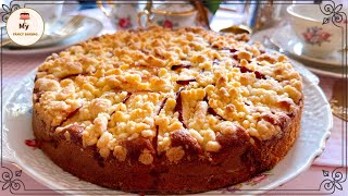 Delicious Apple crumble cake [upl. by Ardnoet581]