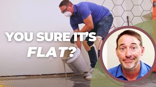 How To Level amp Flatten Subfloor  JOSH TEMPLE Tips On Flatness Before Flooring Installation [upl. by Janna]