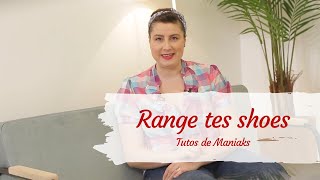 Vous avez 50 paires de chaussures  Voici LA technique pour les ranger [upl. by Elokin]