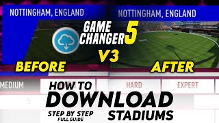 How To Download Stadium In Game Changer 5 V3 Step By Step Full Guide  Technical Gaming Studios [upl. by Ettenom]