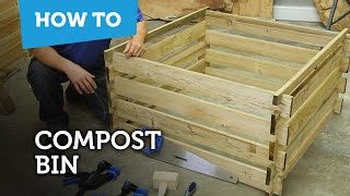 How to make a compost bin from pallets [upl. by Morell]