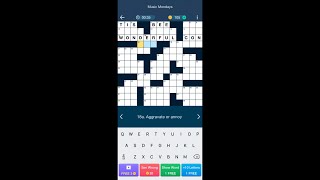 Daily Themed Crossword Puzzles  Music Mondays [upl. by Bury]