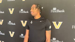 MJ Collins on transferring from Virginia Tech defense and his first season at Vanderbilt [upl. by Cyler]