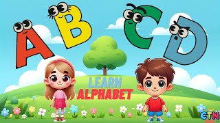 Learn Alphabet  The ABC for toddlers Phonics song Letter sounds Kids education Learning [upl. by Yrahk]