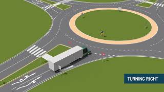 Large vehicles in roundabouts [upl. by Flemings894]