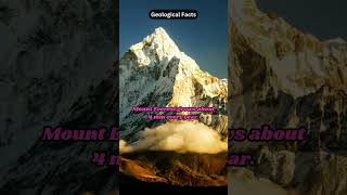 Growing Everest mountains funfacts everest [upl. by Nylitsirk]