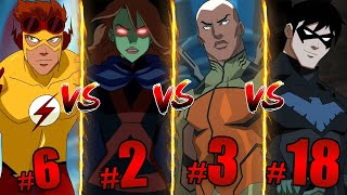 Whos the Most Powerful Hero in Young Justice  Ranking All 42 Heroes From Weakest to Strongest [upl. by Kcirneh894]