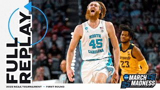 North Carolina vs Marquette 2022 NCAA mens first round  FULL REPLAY [upl. by Lorilyn]