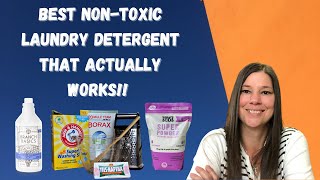 Best NonToxic Laundry Detergent That Actually Works [upl. by Arikehs237]