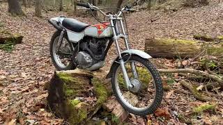 1976 Honda TL 250 walk around and ride along [upl. by Martens]