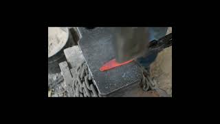 Forging a small knife forged blacksmith forging [upl. by Theda915]