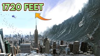 7 BIGGEST TSUNAMI WAVES IN HISTORY  NATURAL DISASTERS CAUGHT ON CAMERA [upl. by Pitts424]