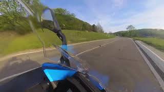 RAW  2022 Suzuki GSXS 1000 GT – Twisty road riding solo – Neuffener Steige [upl. by Warchaw937]